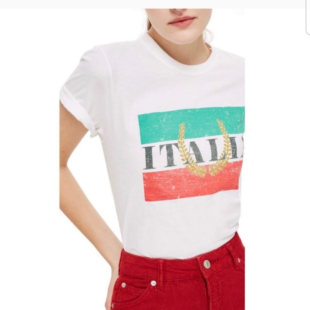 ISO tee and cake topshop Italia tshirt